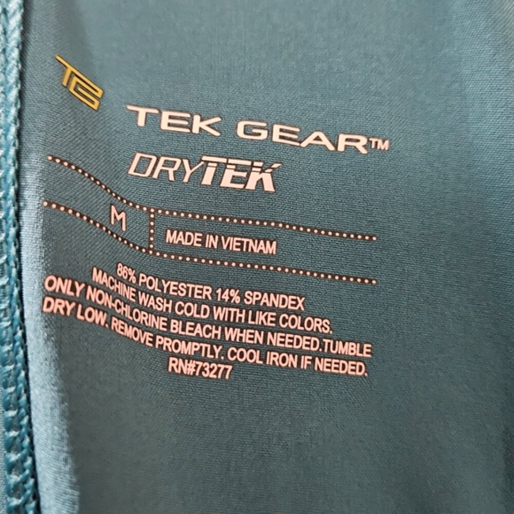 Tek Gear DryTek Halter Tank Top Teal Women’s M - Picture 6 of 7